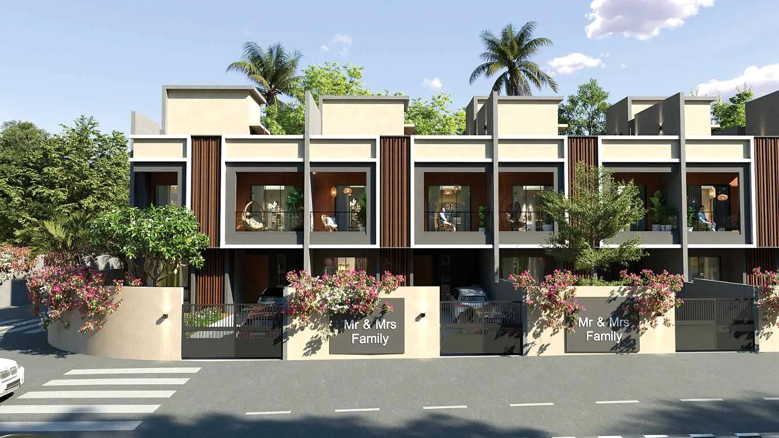 AshokVillas street elevation
